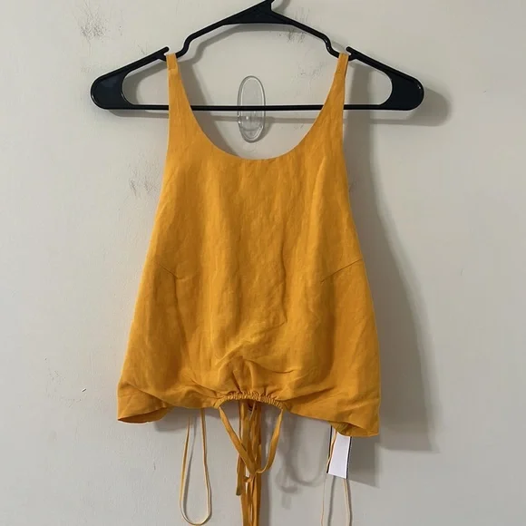 Astr The Label Marigold Divine Tie Waist Crop Top & Maxi Skirt Matching Set NEW - Picture 5 of 16